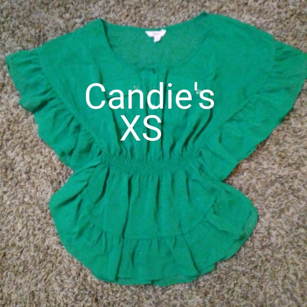 Candie's ruffled blouse